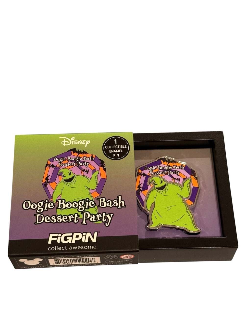 Disney Oogie Boogie Bash Dessert Party FiGPiN Collectible Enamel Pin